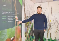 A new nursery Rasadnik Toijkic supplies fruit trees says Nikola Simic. It was the company’s first exhibition.
